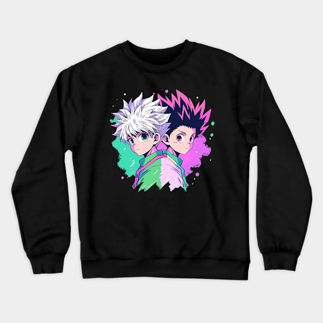 gon and killua Crewneck Sweatshirt by lets lifting weights